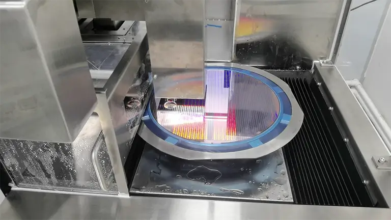 Precision Cutting of Silicon Wafers Using Diamond Tools